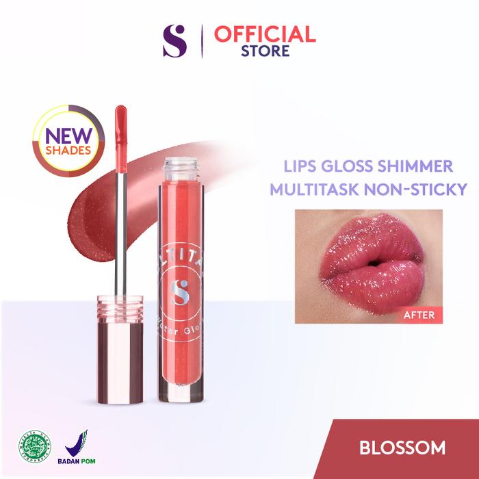 Gambar SOMETHINC MULTITASK Water Gloss - Lip Gloss - Blossom dari Somethinc undefined Tokopedia
