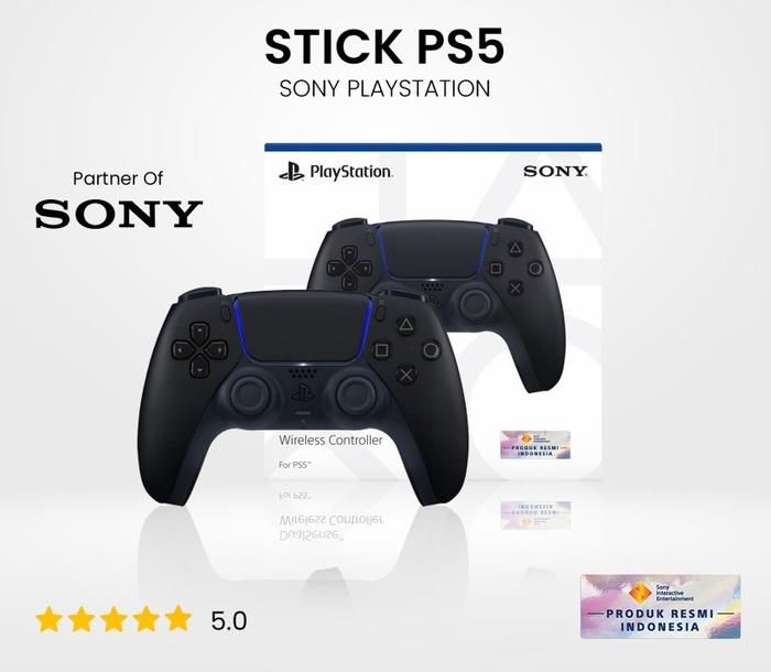 Gambar RESMI SONY PS5 DualSense Wireless Controller Stick joystick - black dari tokojbc.id undefined Tokopedia