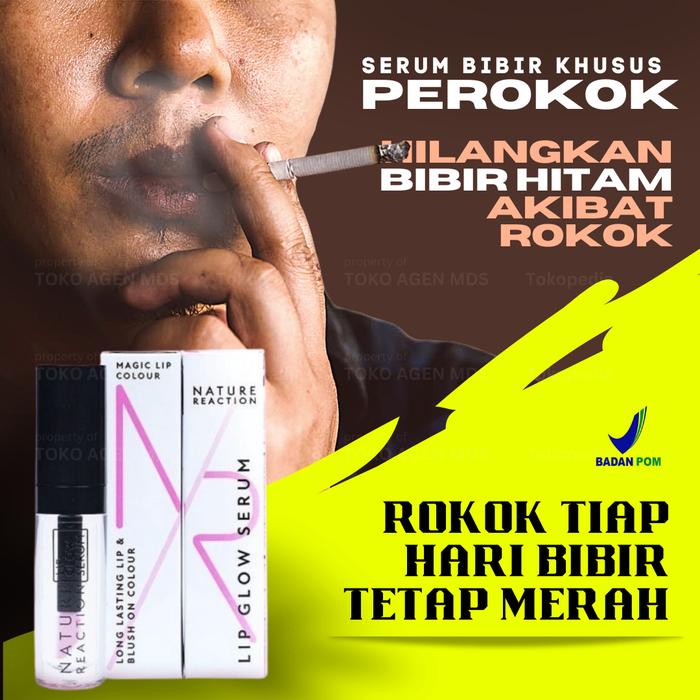 Gambar Pemerah Bibir Pria Hitam Perokok NR Lip Glow Serum Nature Reaction - Beli 1 dari Belanja Berkah' undefined Tokopedia