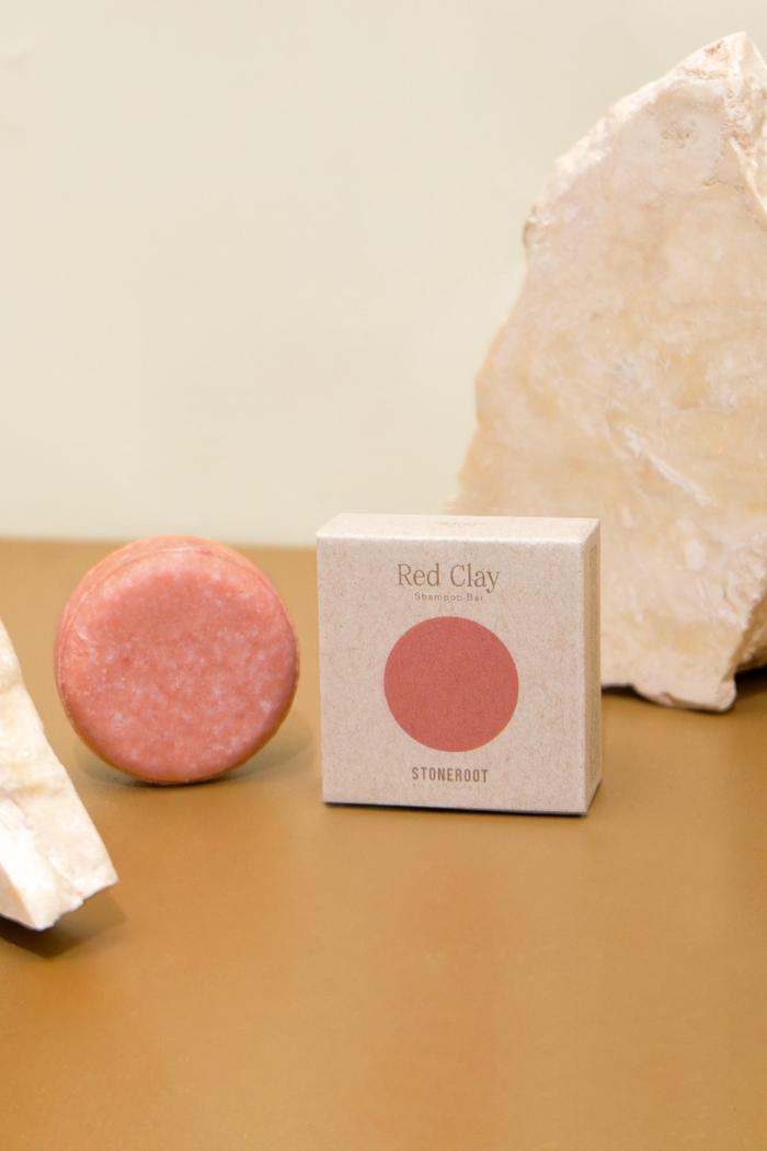 Gambar STONEROOT ESSENTIALS - SHAMPOO BAR - Red Clay dari Stoneroot Essentials undefined Tokopedia