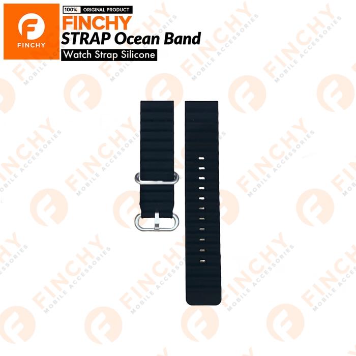 Gambar Finchy Ocean Strap Samsung Galaxy Watch Active 2 40mm Silicone band - Black dari Finchy Indonesia undefined Tokopedia