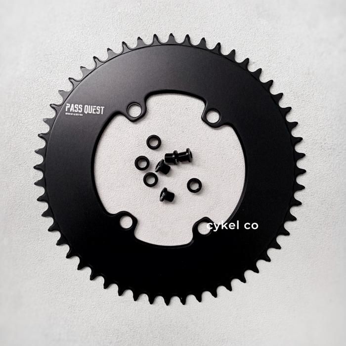 Gambar pass quest rotor aldhu chainring BCD 110 aero narrow wide chain ring - 52T dari cykel co undefined 2 Tokopedia
