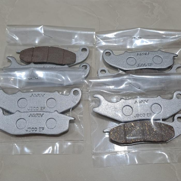 Gambar kampas rem nissin kaliper nissin samurai 2 piston - kampas, kiri dari 7samudra motor undefined Tokopedia