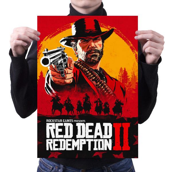 Gambar POSTER RED DEAD REDEMPTION 2 | POSTER GAME A2 A3 A4 - A3 dari Vorazen undefined Tokopedia