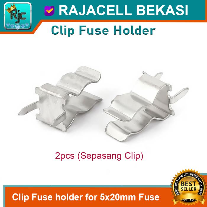Gambar Fuse Clip Holder Sekring Dudukan Sekering Fuse Socket PCB Mounting - 2 Holder Saja dari Rajacell Bekasi undefined Tokopedia