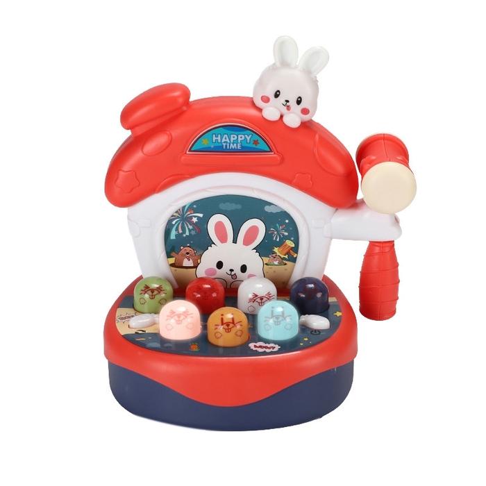 Gambar Mainan Anak Pukul Pukulan Tikus Happy Hamster Edukasi Musik Balita - Kelinci Merah dari Sumo Babyy undefined Tokopedia