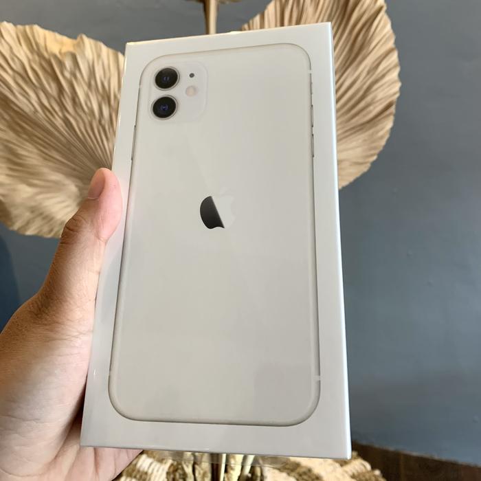 Gambar iPhone 11 64GB 128GB Brand New Garansi Resmi Original - Putih, 64GB dari Saira iStore undefined Tokopedia