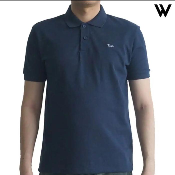 Walrus Basic Textured Polo Shirt Pria
