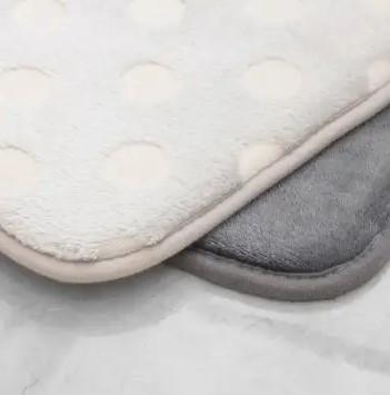 Gambar Arthome Set Keset Memory Foam Dot 40x60 Cm 2 Pcs - Abu-Abu - Abu-abu dari nititip undefined Tokopedia