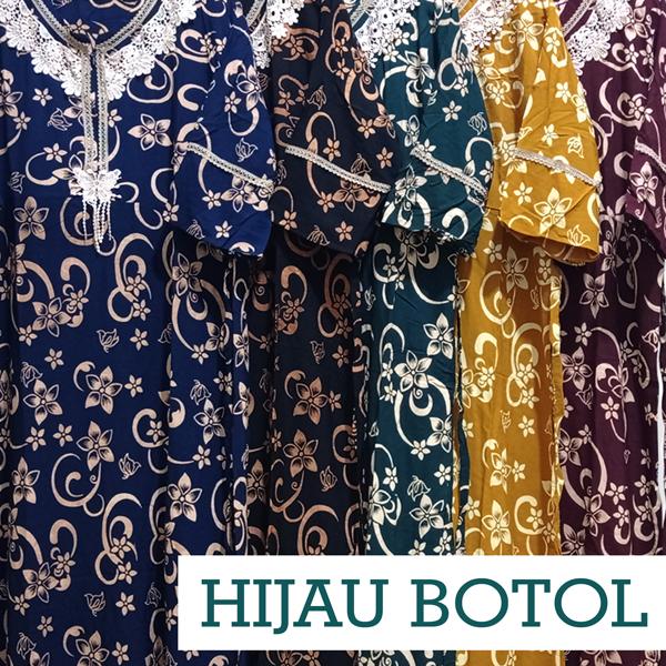 Gambar DASTER ARAB RENDA SEKDRESS | DASTER TANGAN 3/4 RESLETING DEPAN BUSUI - Hijau Botol dari G-Nazriel SOUVENIR undefined Tokopedia