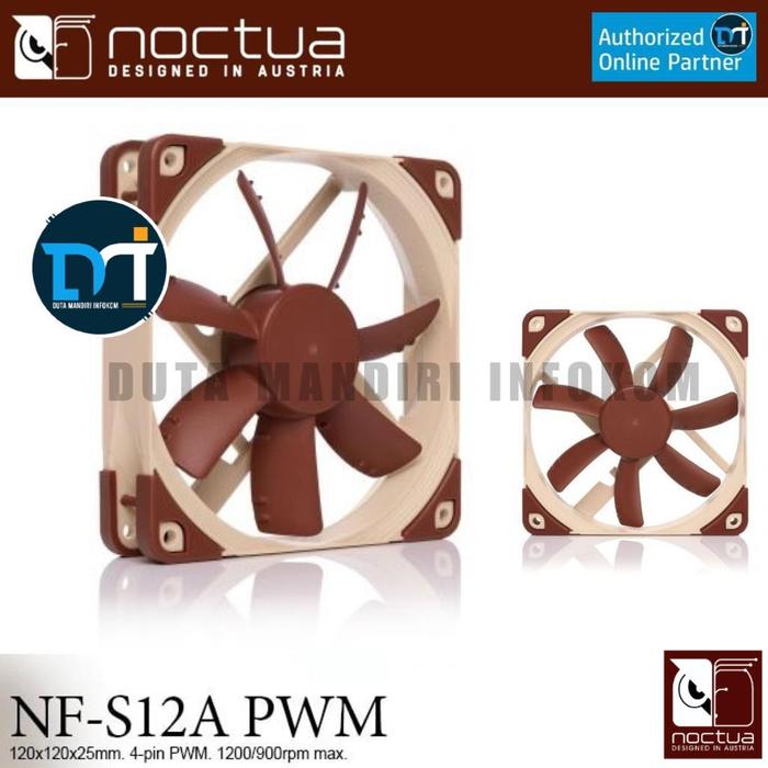 Ventola PC Noctua NF-F12 PWM - 120mm, Silenziosa, Premium, Con Accessori Per Dissipatori E Radiatori - Foto 9
