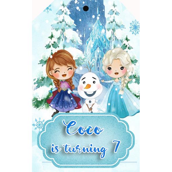 Gambar Gift Tag / Birthday Card Tag / Ucapan Ultah Anak tema frozen - 01 dari KursiPutihStudio_NEW undefined 4 Tokopedia