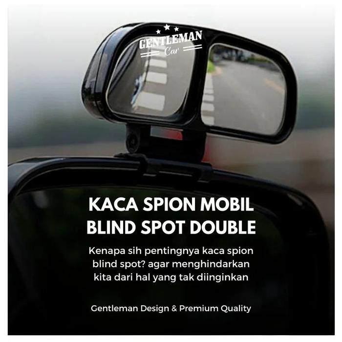 Gambar Kaca Spion Mobil Blind Spot Double Top Wide Angle Premium Qualtiy - Kiri dari Gentleman Car undefined Tokopedia
