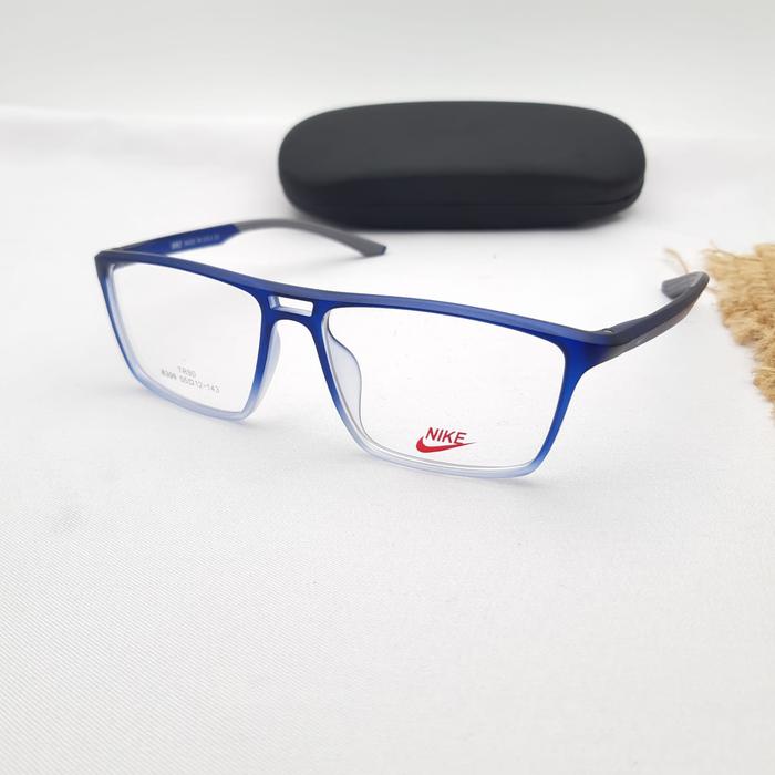 Gambar kacamata pria sporty model baru bisa request lensa minus,plus,cylinder - biru gradien, frame saja dari chava mata undefined Tokopedia