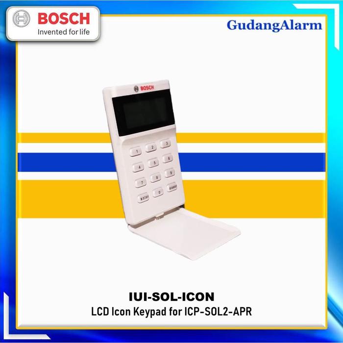Jual BOSCH LCD Icon Keypad IUI-SOL-ICON for Control Panel Solution 2000 ...