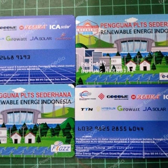 Kartu Anggota REI Komunitas Panel Surya Renewable Energy Indonesia - Flazz BCA