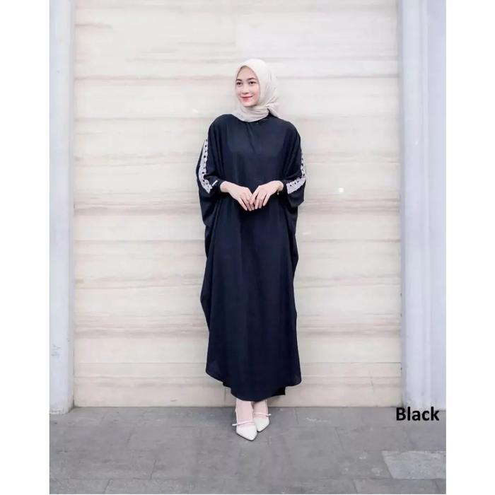 Gambar Kaftan Erina - Hitam dari Gallery.FND.Store undefined Tokopedia