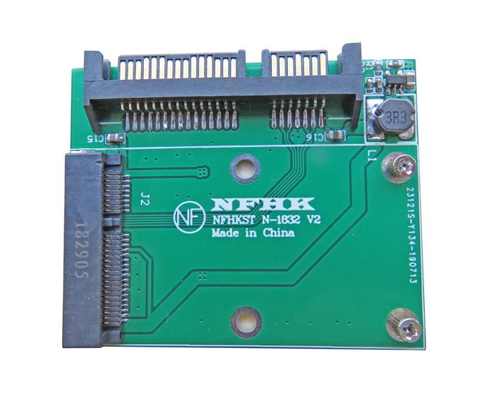 Gambar MSATA SSD To 2.5'' SATA 6.0Gbps Adapter Converter - V2 dari teknoza undefined Tokopedia