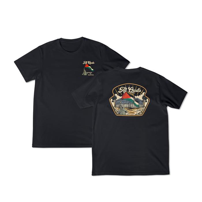 Gambar Kaos Muslim Al Quds (Yerusalem) - Hitam, S dari FikaStore undefined Tokopedia