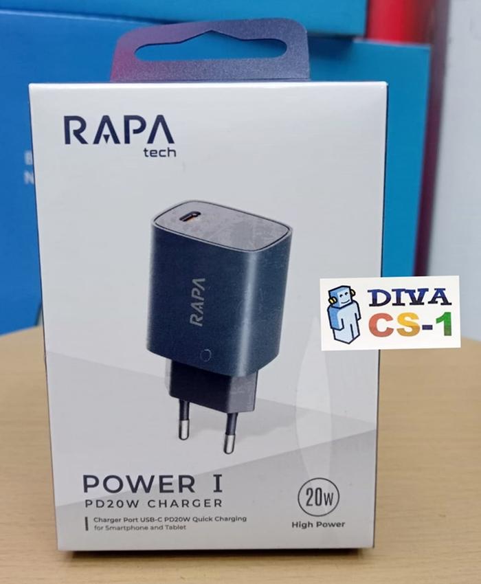 Gambar Adaptor Rapa USB TypeC 20W Power Delivery Cocok Buat iPhone & Samsung dari DIVA CS1_NEW undefined Tokopedia