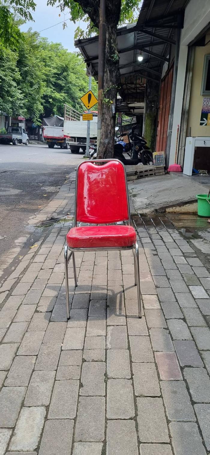 Gambar Kursi Duduk Kantor / Belajar / Acara - Merah dari Seyul Furniture undefined Tokopedia