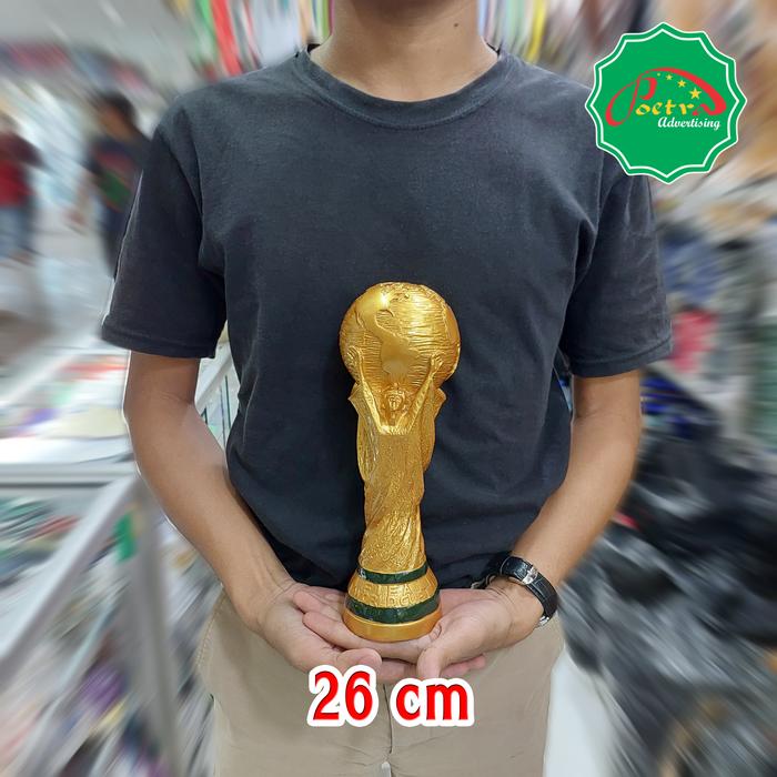 Gambar Trophy | Piala Dunia ( Fifa World Cup ) - 26 cm dari POETRA ADVERTISING undefined Tokopedia