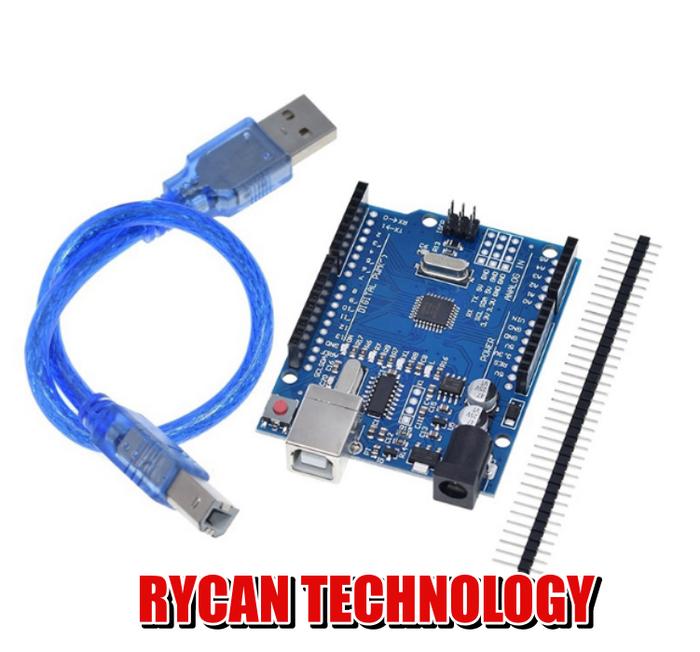 Gambar ARDUINO UNO R3 ATMEGA 328 CH 340 SMD ATMEL - ARDUINO + KABEL dari Rycan Technology undefined Tokopedia
