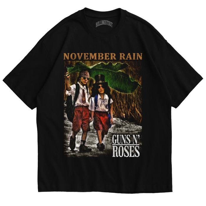 Gambar Rollingstout - Kaos November Rain - Hitam, XXL dari Rollingstout undefined Tokopedia