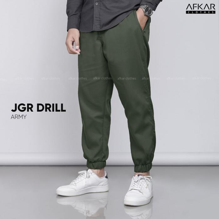 Gambar Celana sirwal jogger pria muslim - Army, M dari NUMAZA undefined Tokopedia