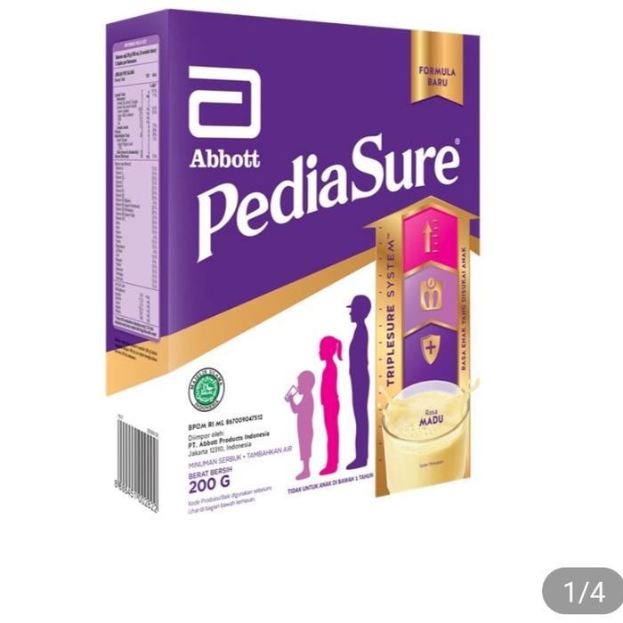 Gambar PediaSure Triplesure Susu Formula Pertumbuhan Anak Madu 200 g dari Hiven Store undefined Tokopedia