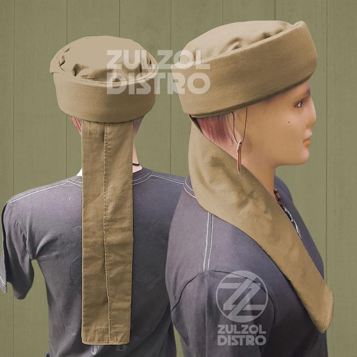 Gambar Peci Sorban Imamah Permanen Siap Pakai Original Legok Buhun - Cokelat, No. 11 dari Zulzol Distro undefined Tokopedia