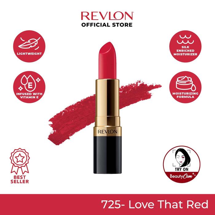 Gambar Revlon SuperLustrous Lipstick | Revlon Super Lustrous Crème Lipstik - Love That Red dari TokoMurahku01 undefined Tokopedia