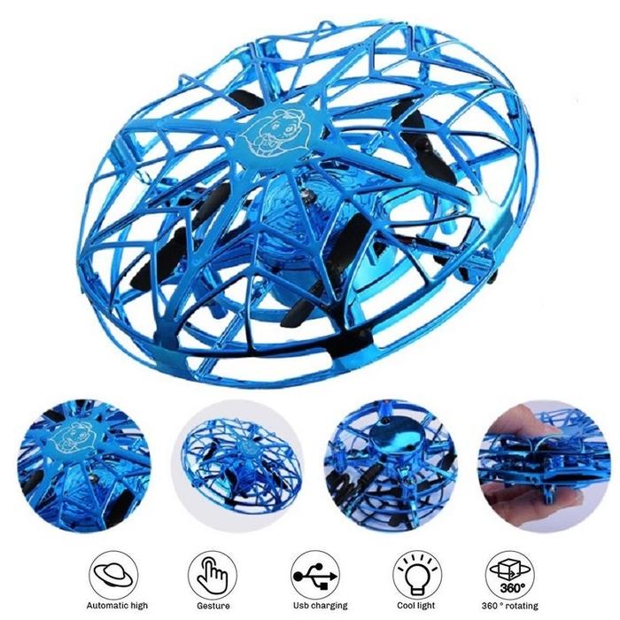 Gambar Drone Mini Quadcopter Infrared Induction Dron Kamera HO5 Blue dari BOGA LAKON. ID undefined Tokopedia