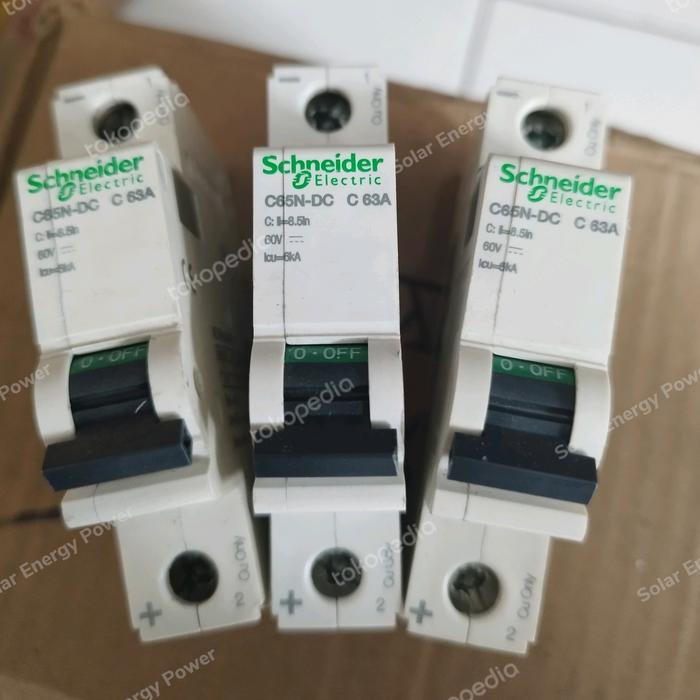 MCB 1P DC Schneider C65N-DC 63A DC 60VDC