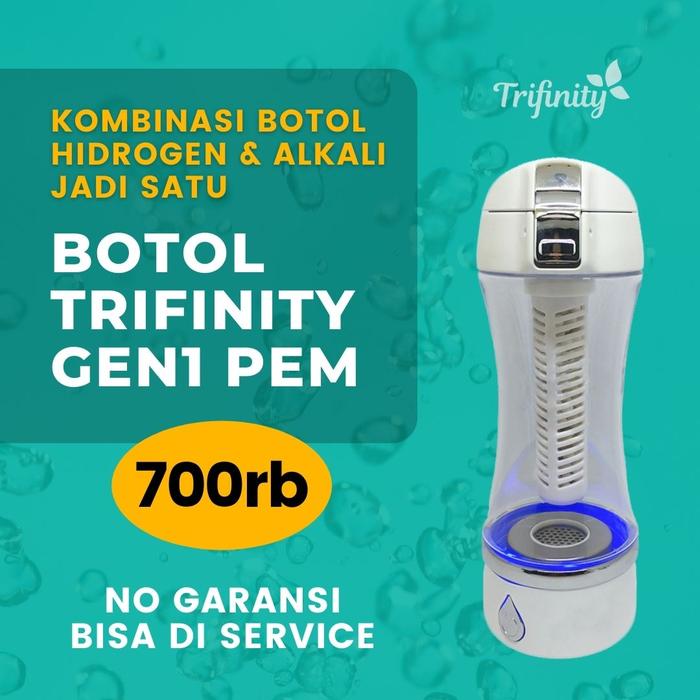 Gambar Botol alkali hidrogen jadi satu air kesehatan antioxidan imun tubuh - Tanpa Garansi dari TRIFINITY TJS undefined Tokopedia