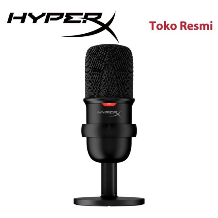 Gambar HyperX SoloCast USB Gaming Microphone Solo Cast Hyper X Solocast Led - Hitam dari Click & Go Tokopedia Kota Bandung Tokopedia