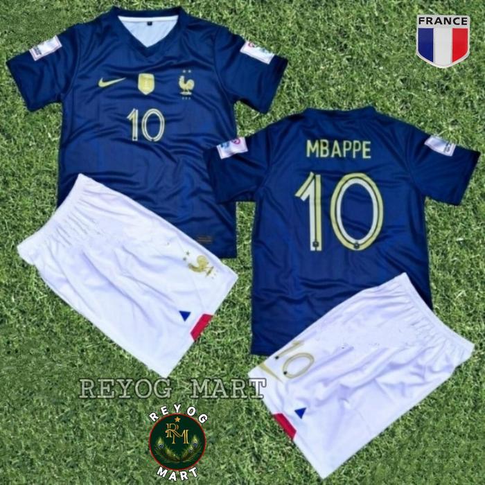 Mbappe France World Cup Jersey World Cup Final Match Worn Jersey