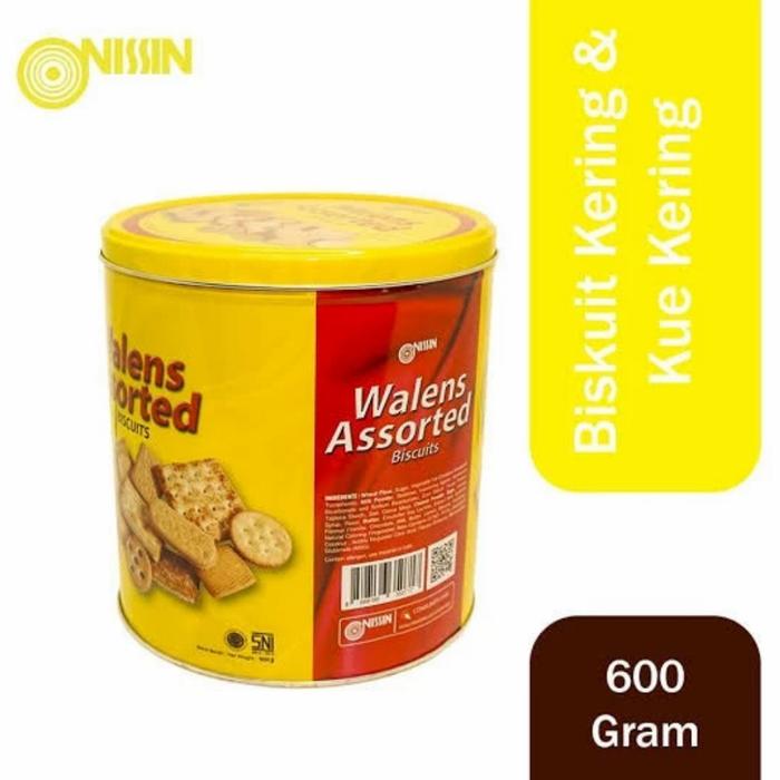 Gambar Nissin walens assorted biscuits 600 gr kaleng dari delstoreid undefined Tokopedia