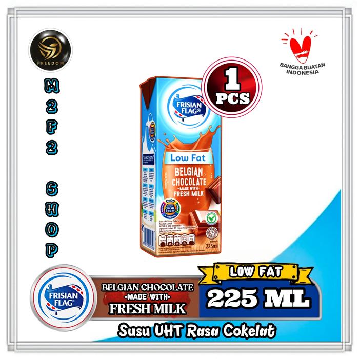 Gambar Frisian Flag Purefarm Low Fat Cokelat Kotak UHT 225 ml (Harga Satuan) dari M2F2 Shop - Paseban undefined Tokopedia