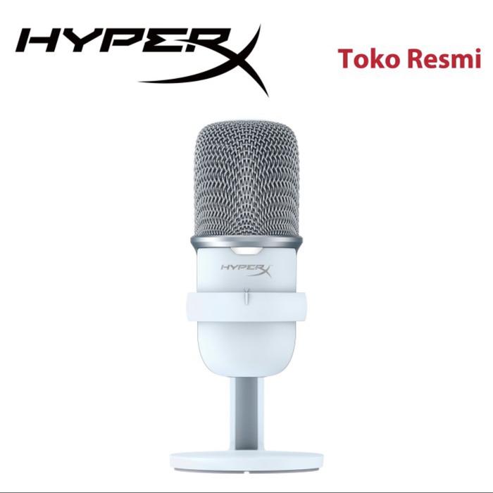 Gambar HyperX SoloCast USB Gaming Microphone Solo Cast Hyper X Solocast Led - Putih dari Click & Go Tokopedia undefined Tokopedia