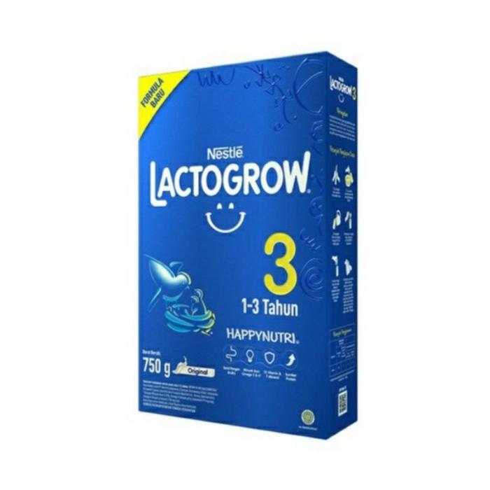 Gambar Lactogrow 3 Susu Pertumbuhan 750 gr - original, 750gr dari Belum Bikin Toko undefined Tokopedia