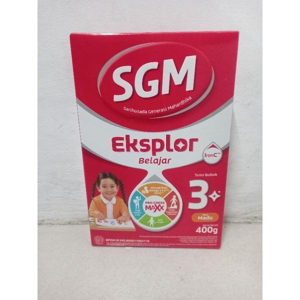 Gambar Sgm Eksplor 3+ Pro-Gressmaxx Vanilla Susu Pertumbuhan (Belajar) 400 gr - madu, 400gr dari Belum Bikin Toko undefined Tokopedia