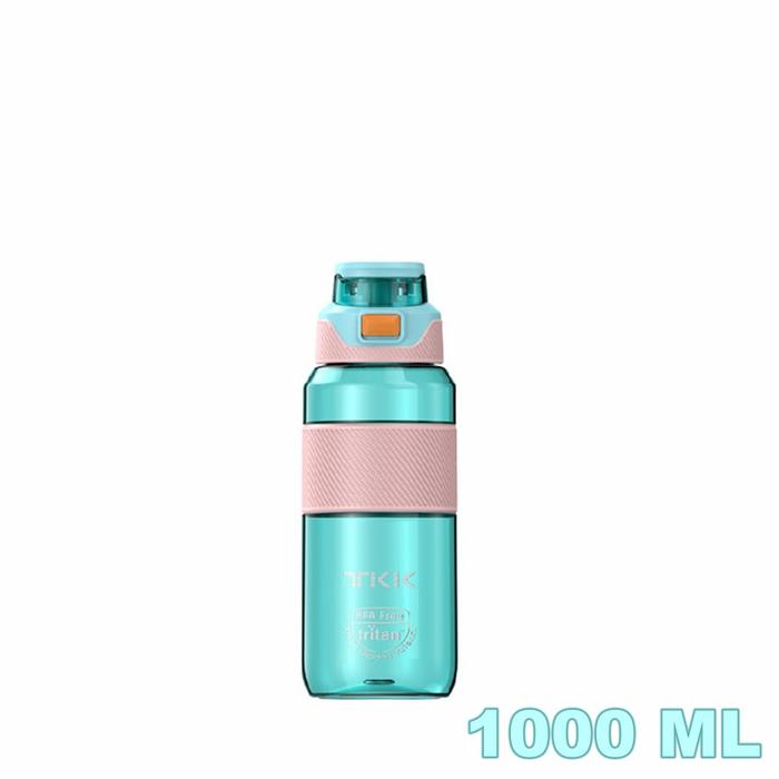 Gambar TKK-1010 Sport Water Bottle/Botol Minum Olahraga Tritan BPA Free - Cyan 1000ml dari future store undefined Tokopedia