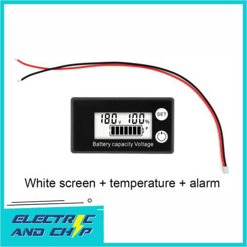 Gambar Supnova Battery Voltage & Capacity Digital Voltmeter Baterai Indikator - White Screen dari ENC-Store undefined Tokopedia