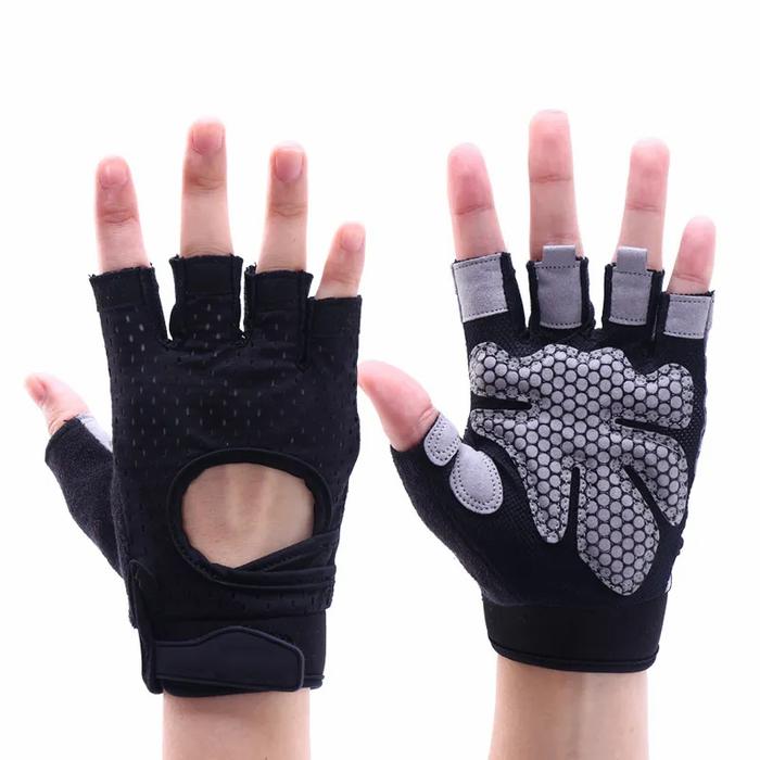 Gambar Weightlifting Gloves Power Gym Fitness Sarung Tangan Gym Anti Slip - Black, S dari Afflatus Sports undefined Tokopedia
