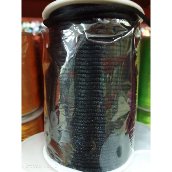 Gambar TALI SATIN SIMPUL CINA 2MM BAHAN MEMBUAT GELANG /KALUNG - Hitam, 1 Rol dari Margamulya Store undefined Tokopedia