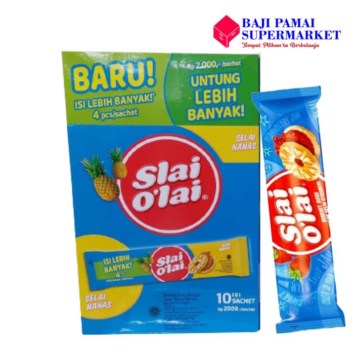 Gambar Biskuit Roma Slai O'lai Box - Nanas dari Baji Pamai supermarket undefined Tokopedia