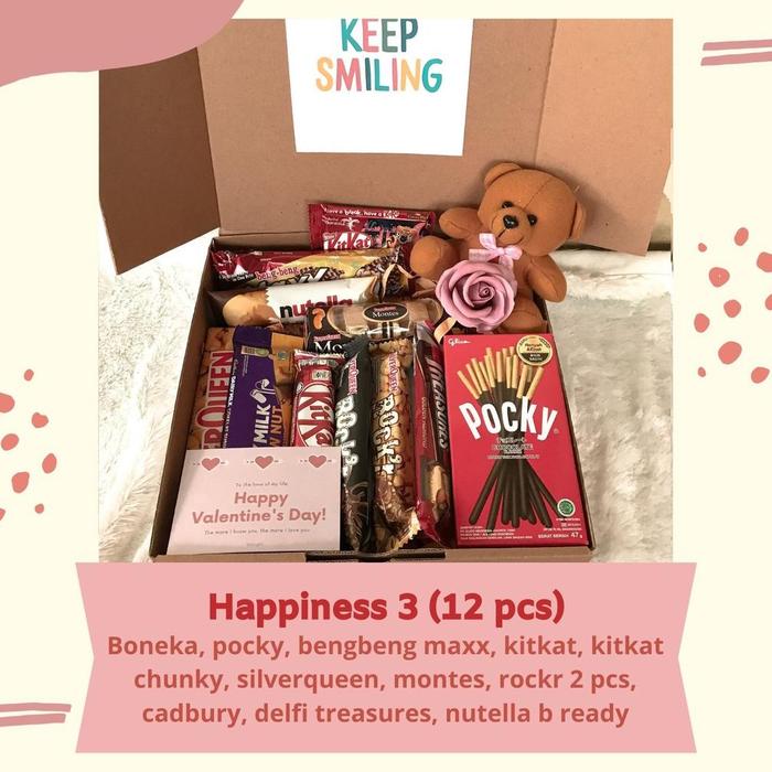 Gambar BOX OF HAPPINESS - GIFT COKELAT VALENTINE, KADO COKELAT VALENTINE - Happiness 2, Lainnya dari Smilelife undefined 4 Tokopedia