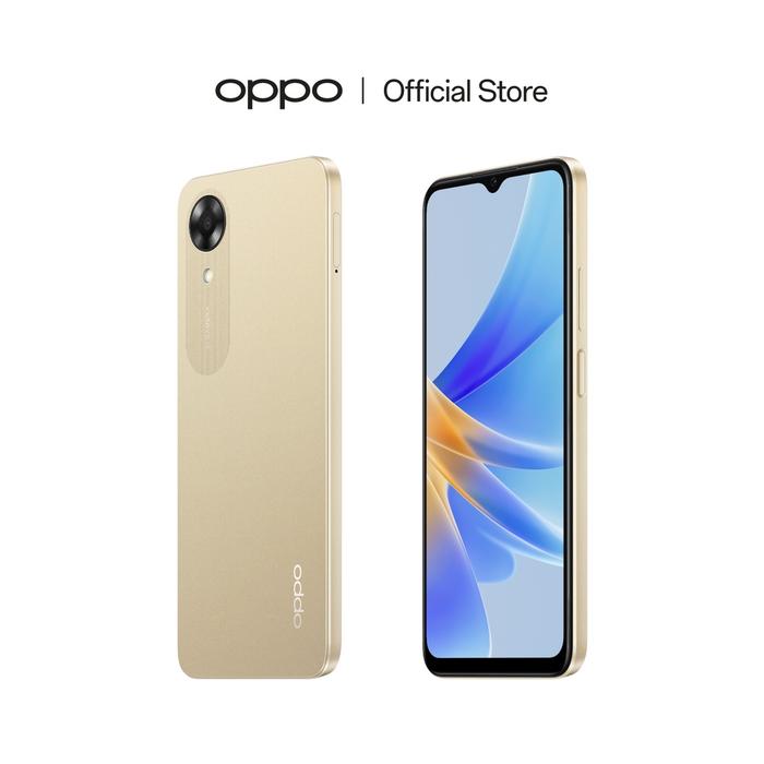 Gambar Oppo A17k Ram 3/64 New Original 100% Garansi Resmi - Gold dari HQQ CELL undefined Tokopedia