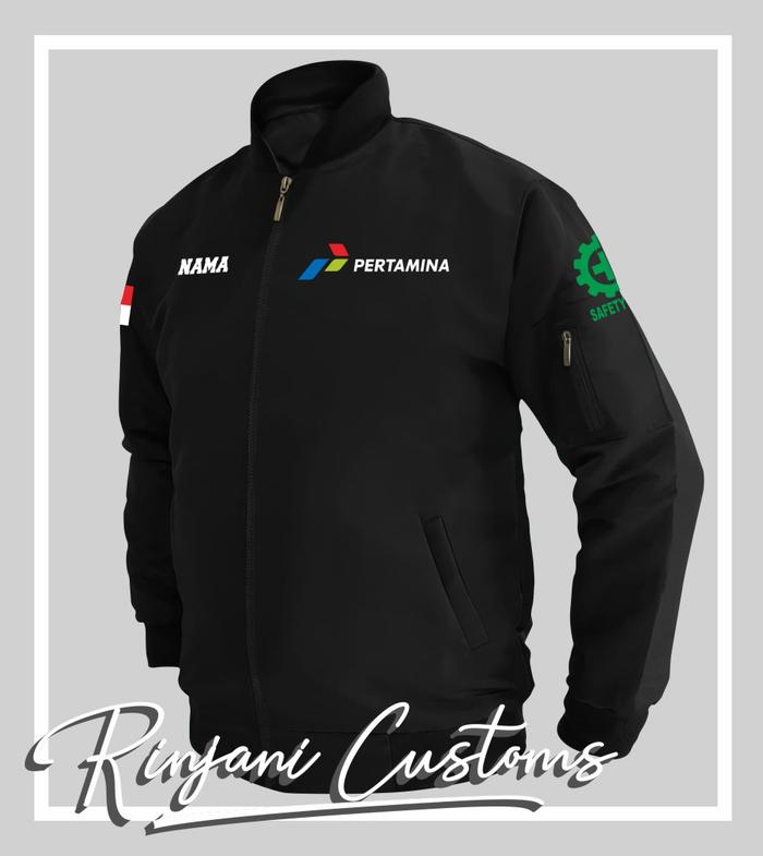 Gambar JAKET BOMBER PERTAMINA GRATIS PAKAI NAMA DAN MASKER - PERTAMINA BUMN - JAKET, L dari RinjaniCustoms undefined Tokopedia